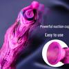 Multicolor Silicone Alien Wolf King Anal Plug - Soft Dog Penis Shaped Female Masturbator