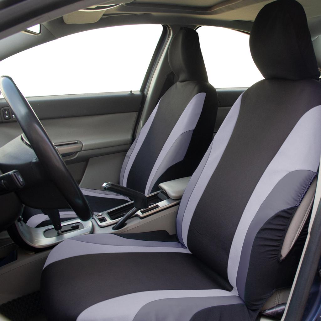 Sportlicher Stil Komplettsatz Polyestergewebe Autositzbezüge Autositzschoner Universelle Passform für die meisten Autos SUVs