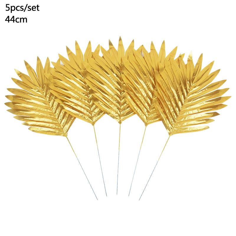 Künstliche tropische Palmblätter, hawaiianische Luau-Safari, Dschungel-Party-Dekoration, Sommer-Hochzeit, Geburtstag, Zuhause, Tischdekoration, künstliche Pflanze