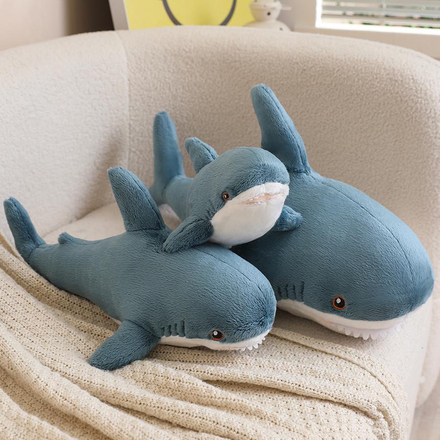 Large Shark Hug Plush Pillow - Children's Gift or Boyfriend Surprise