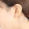 Goods 18K K18 Round Single 1 18k [Happy Shop] Earrings, Ball, 3mm, Gold, Simple, Men's, Women's, Ear, Piece, Classic,