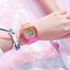 Square Chameleon Watch Electronic Watch For Men Women Multi-functional Fashion Colorful Sports Watch