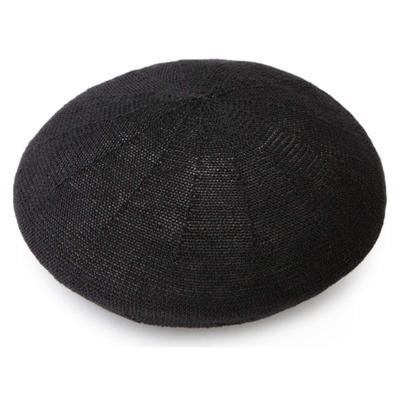 Basic Enchi Leinen Thermo Hanf Cool und und Schwarze Baskenmütze, Baskenmütze, Leichtgewicht, Frühling/Sommer, Damen Herren,