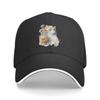 Floral Cat Baseball Caps Fashion Casquette for Unisex Women Adjustable Casual Trucker Hats for Sports Outdoor Activities