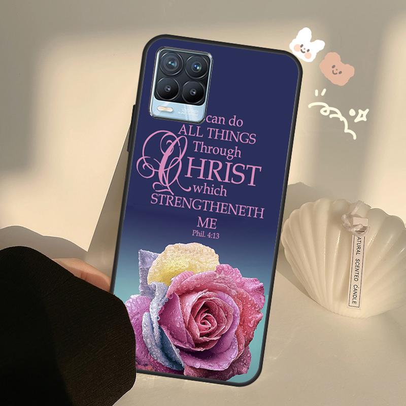 

Christian Jesus Christ Bible Verse Case For Realme C75 C63 C61 C55 C51 C53 C25 C65 C67 C71 11 12 13 14 15 Pro Plus GT6 GT7 Pro Realme 15
