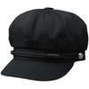 Small Head Circumference Spring And Summer Canvas Black Temperament Shows The Face Small Octagonal Hat Women'S Casual Versatile Literary And Artistic