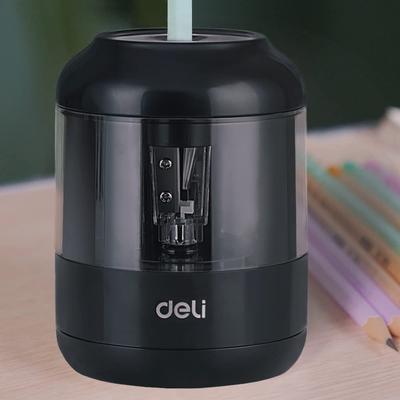 Deli Electric Pencil AA Battery Fits Pencils and Colored Patented 5000 Long Compact and Easy To Great Gift for Kids Sharpener, 3-5S High-Speed
