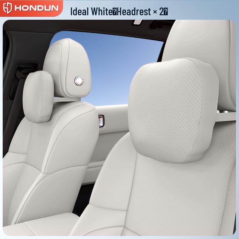 Ideal i8 Headrest & Lumbar Support Pillow - Essential Neck & Back Protection for Car Interiors