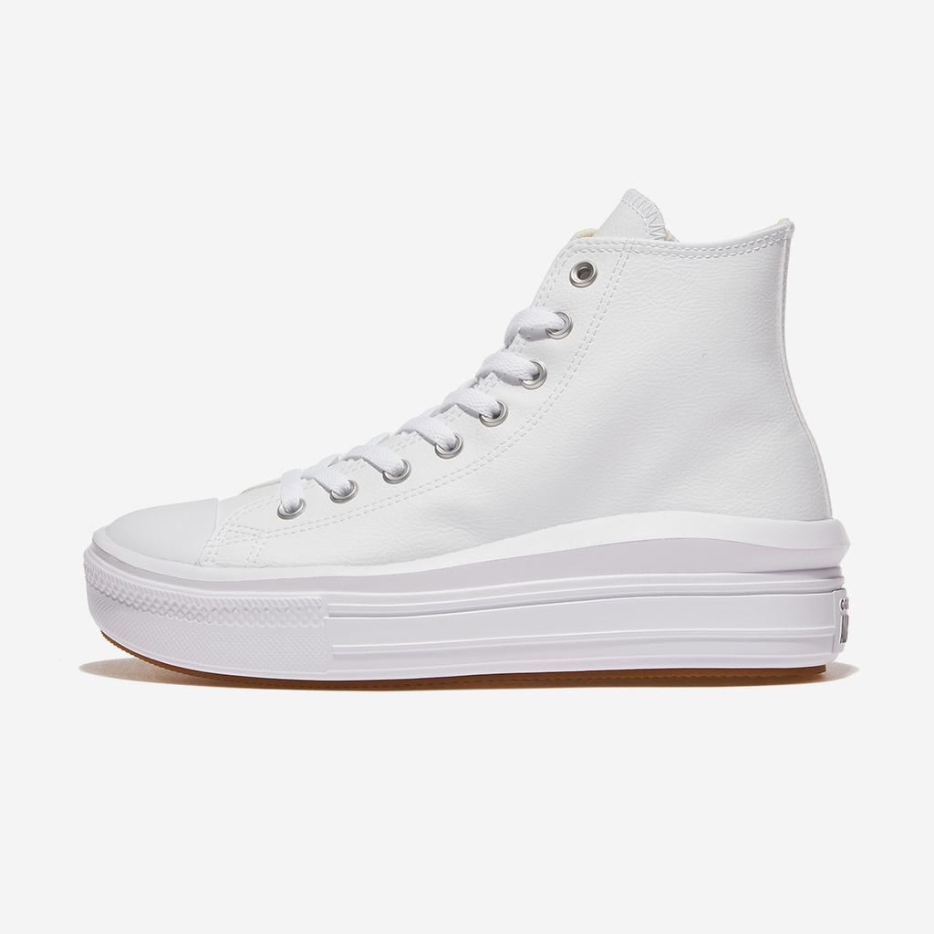 Converse Chuck Taylor All Star Move Leather White High, A04295C, 1010095087, Pantofi coreeni populari