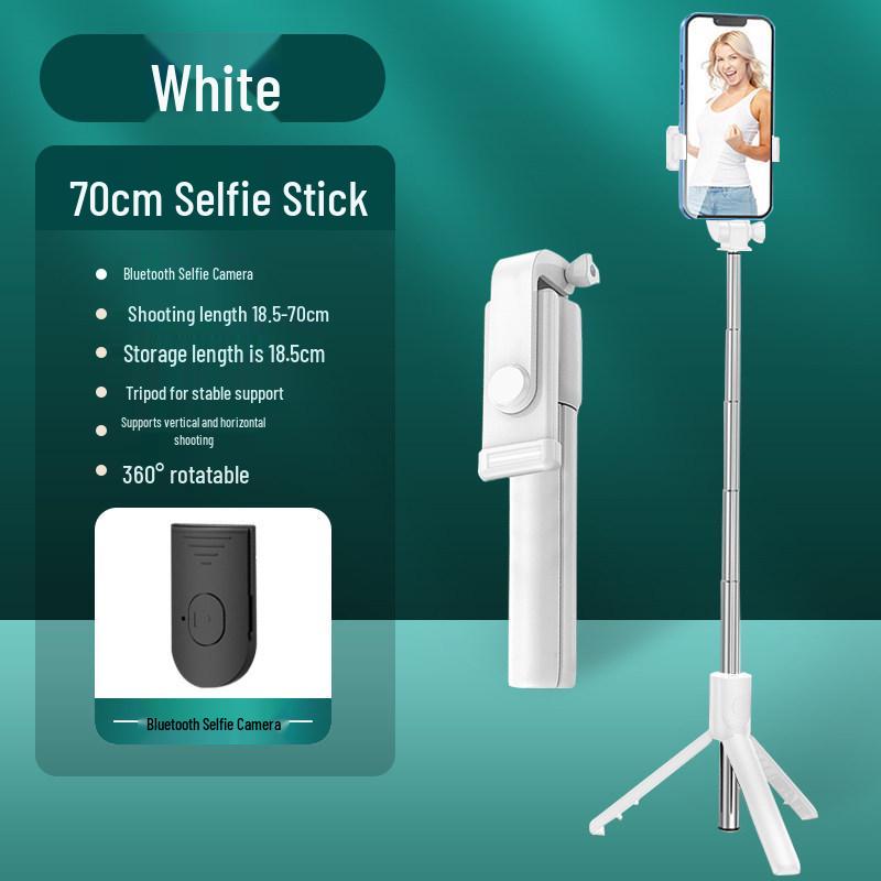2023 Portable Anti-Shake Selfie Stick Tripod with Bluetooth Remote for Mobile Phones