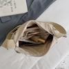 Solid Color Crossbody Bag Women's Multi-Compartment Lightweight Shoulder Bag