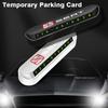 1 Stück Auto Temporäre Parkkarte Schild Plakette Autostyling Für SEAT Arona Ateca Tarraco Minimo IBL EL-BORN LEON
