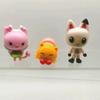 Non-Toxic 13Pcs/Set Pvc Gabby Dollhouse Figure Toy Mercat Animals Smiling Car Cat Hug Gaby Children Dolls Kids Birthday Gifts