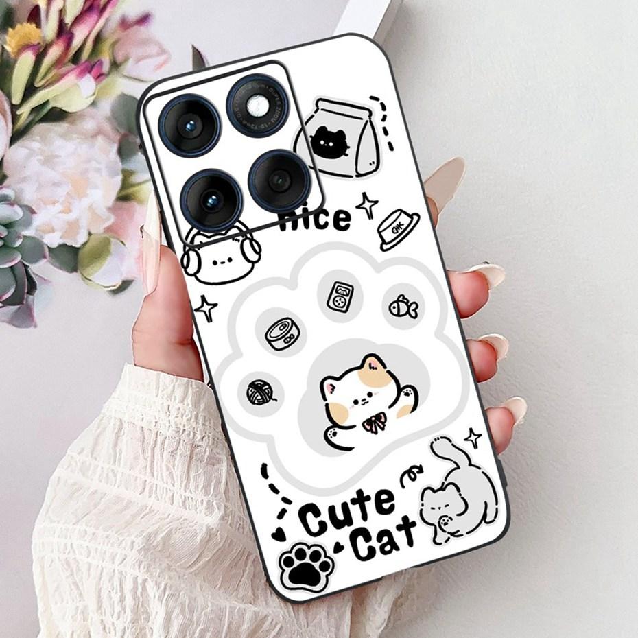 Cute Painting Phone Case For Motorola Edge 60S 60 Fusion Soft Silicone TPU Back Cover For Motorola Edge60 Edge60S Cases Bumpers