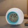 Spherical Seven-Color Changing Alarm Clock with Natural Sound Timer