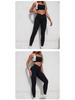Cross-Border High-Waist Yoga Set: Quick-Dry Sports Bra & Long Pants