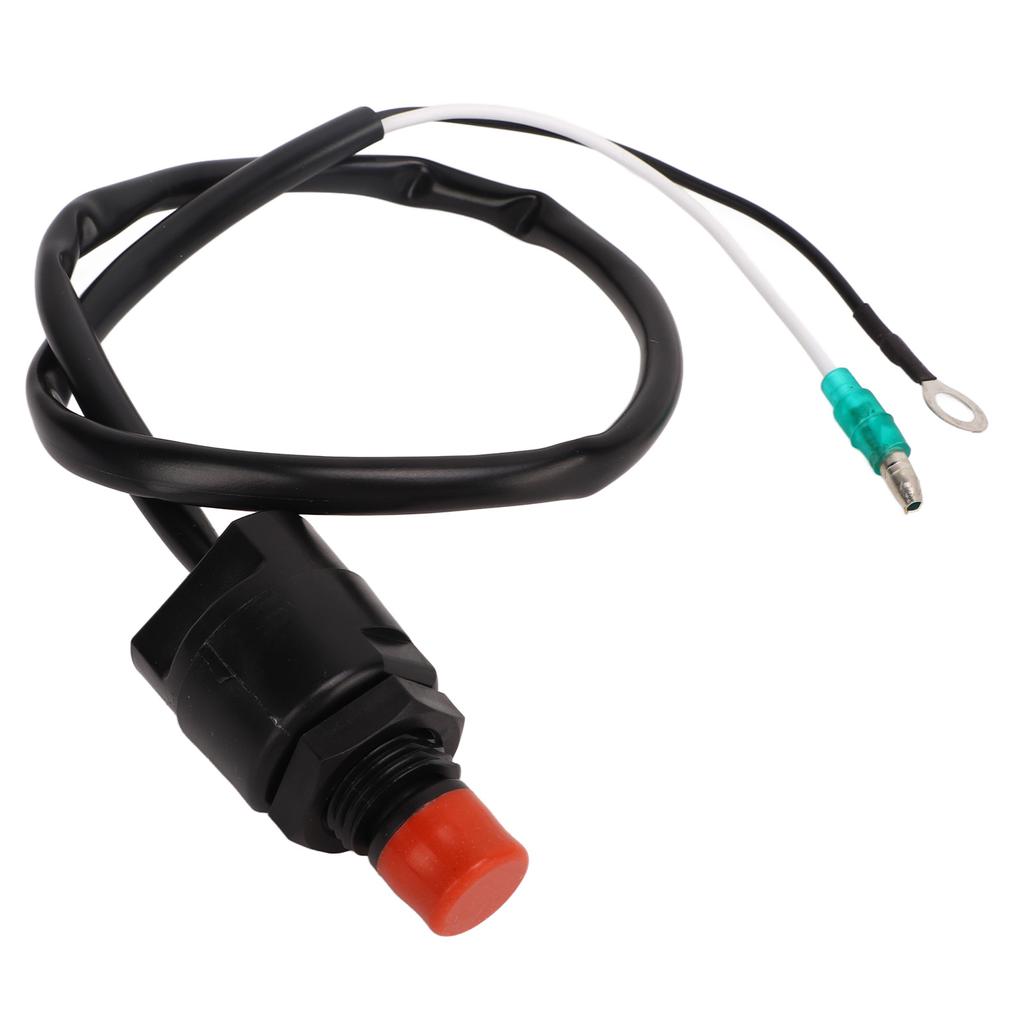 Marine Outboard Engine Stop Switch Compact ABS Engine Emergency Flameout Switch 50cm for T15