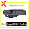 Without Folding Power Window Master Control Switch For Peugeot 208 2008 3008 5008 96751127ZD 6751120ZD Car Accessories