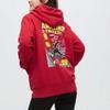 Uniqlo Letter Embroidered Loose Hooded Sweatshirt With Drawstring Unisex Sweatshirt 451846-16