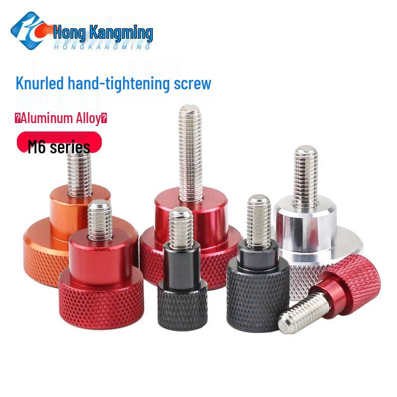 Aluminum Alloy Hand-Tightening Screw with Stainless Steel Bolt, M3-M12
