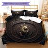 Gryffindor Pattern Bedding Quilt Set Quilt Cover Pillowcase Home Decoration Birthday Gift (1 * duvet cover + 2 * pillowcase, without core)