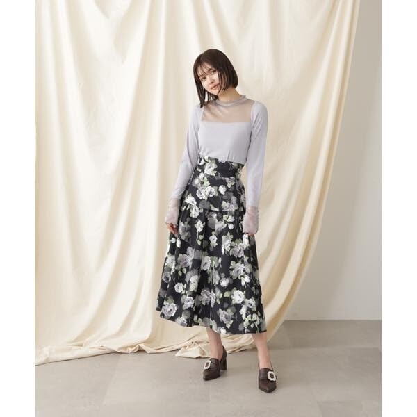 Jill by Jill Stuart Garden Bloom Skirt 2023, Women's, Pink, 125-3220012