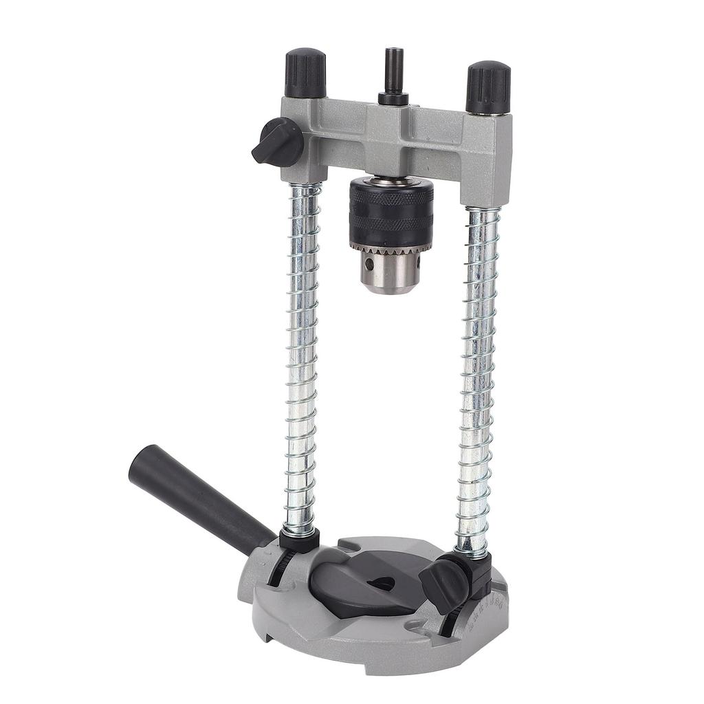 Portable Drill Guide Press Aluminum Alloy Precise Angle Cutting Adjustable Depth Drill Guide Attachment Holder for