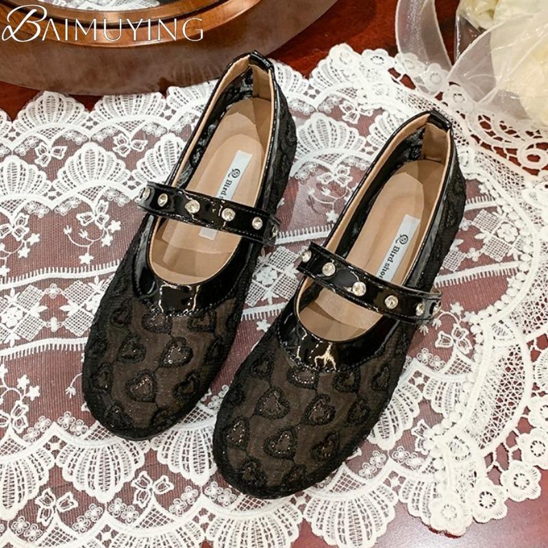 Fashion Marie Janes Shoes Woman Flat Sandals Summer Women Sneakers 2025 Brand Mesh Comfort Casual Shoes Dress Soft Sole Mujer Sandalias