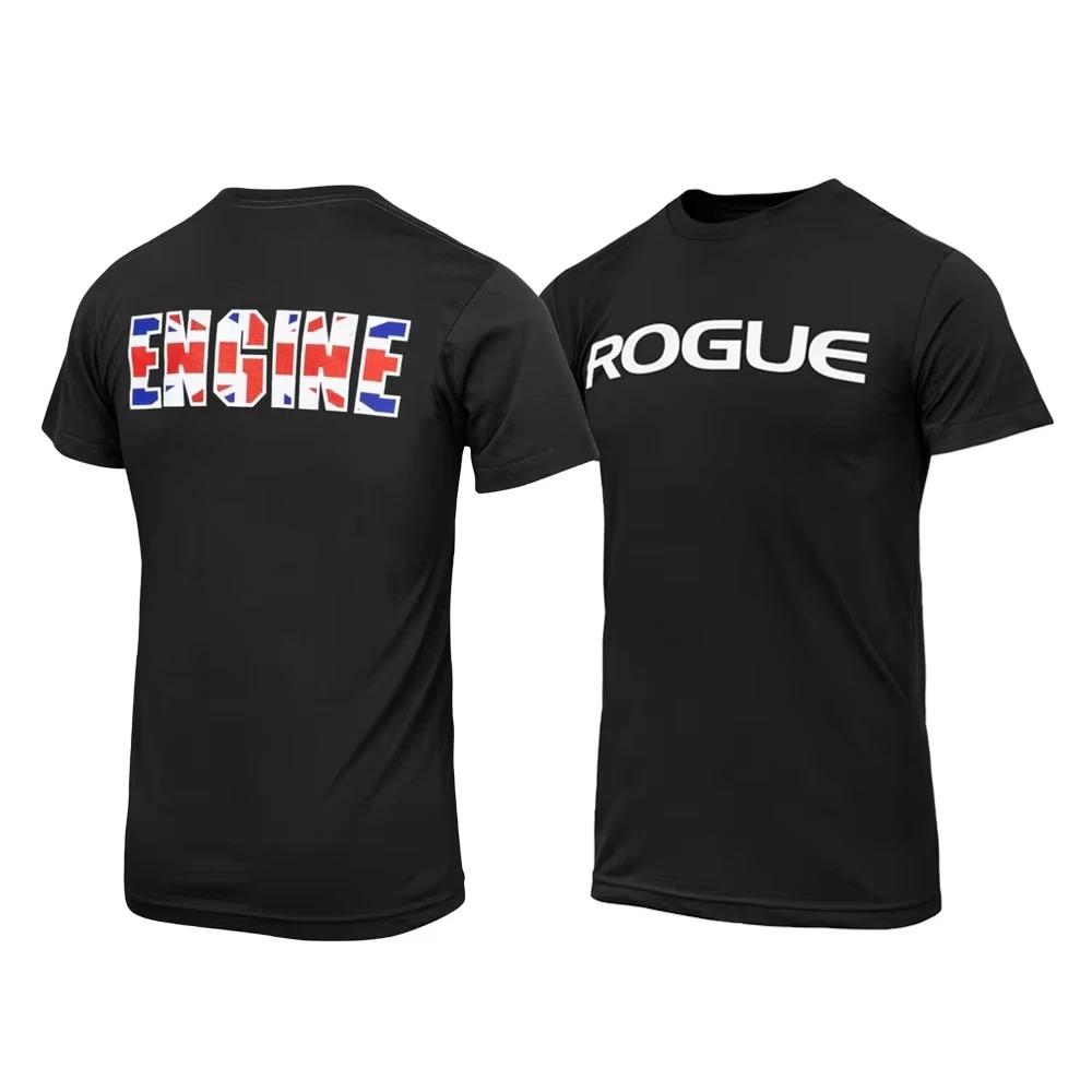 Rogue Unisex Short Sleeved T-Shirt American Street Sportswear Casual Fashion 2026 Hot Sale Comfortable Cotton Tee Men Women Tops