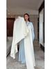 2026 Spring White Wide-Leg Pants Suit: Casual Two-Piece with Irregular Design