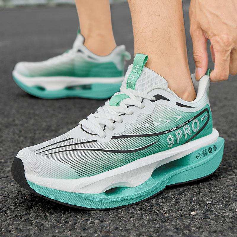 New Summer Red Rabbit 9pro Carbon Board Running Shoes Parent-child Mesh Lightweight Shock-absorbing Sports Shoes Live Couple Tide Shoes