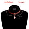 Ornament Christmas Gift Cartoon Drip Santa Necklace Webbing Necklace Christmas