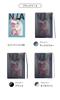 Fog Clear Book Made in Transparent Matte Hardcover Cover Hardcover [aso] Cover, Japan, 46-size, (Off-White/Black, 46-size Size) FG-M241-OW