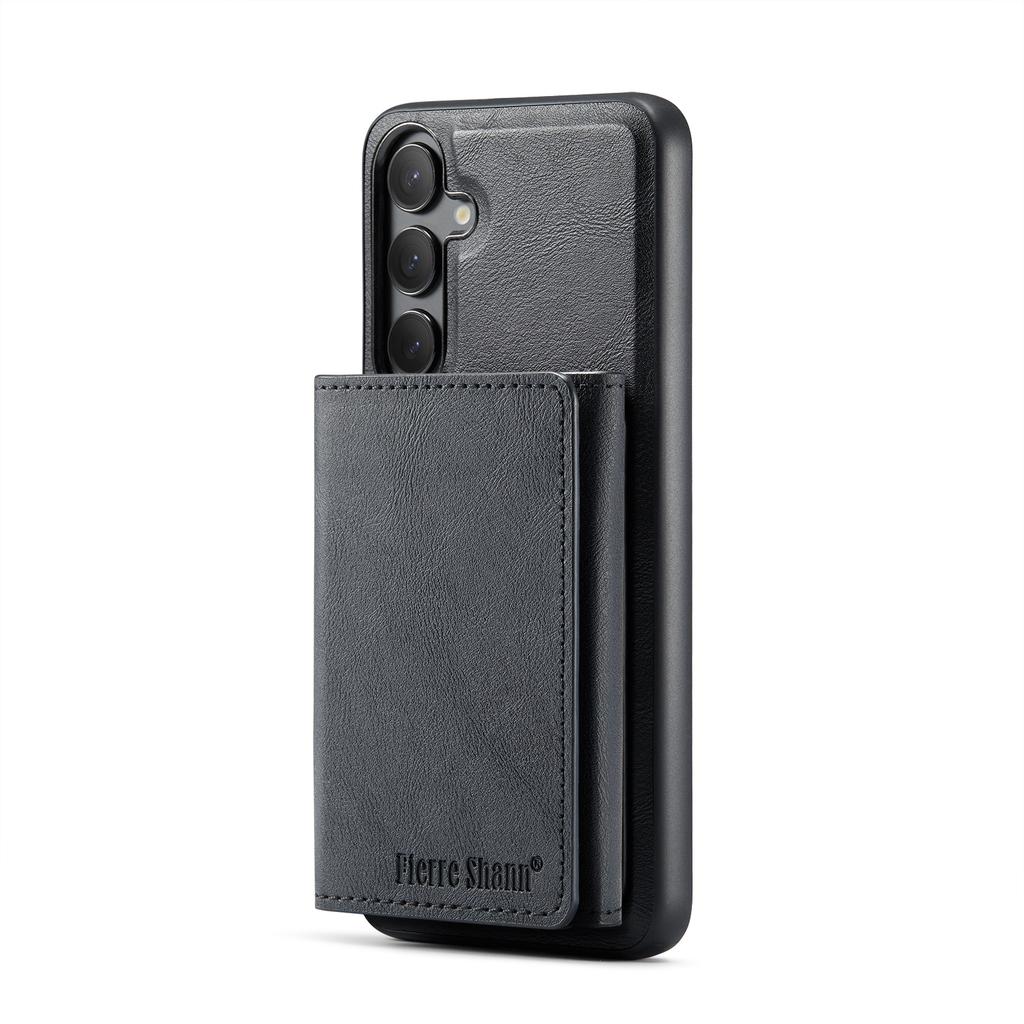 Detachable Fold Wallet Case For Samsung Galaxy S25 Edge S24 Plus S23 FE S22 Ultra For MagSafe Card Holder Cove Fundas