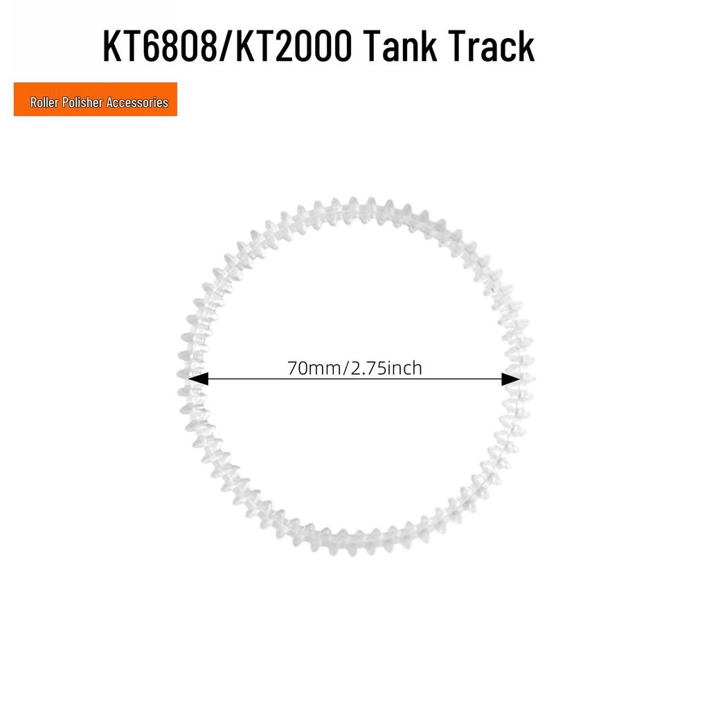 KT6808 Polisher Roller Accessories Kit: Seal Ring, Buckle, Stick, KT2000 Lid & Small Parts