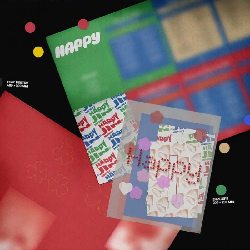 Jin   Happy Solo Album  3 Types Set 