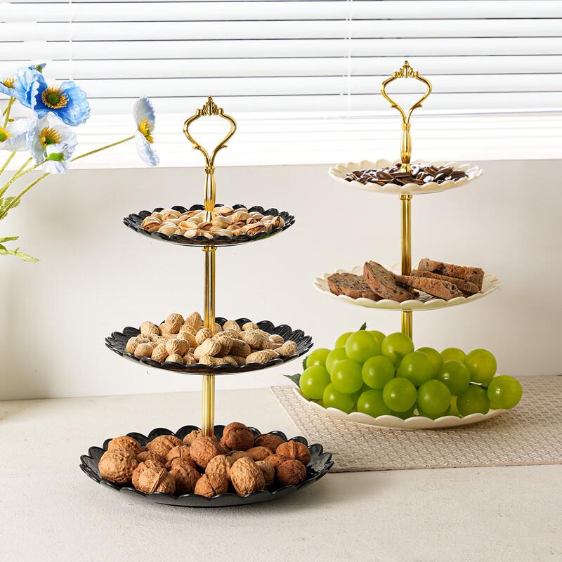3-Tier Plastic Cake & Dessert Stand (2-Pack)
