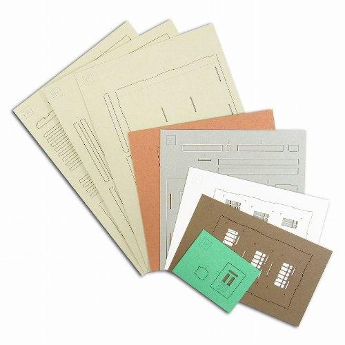 Sankei Nostalgic Diorama Series Building D - Meșteșuguri din hârtie 1/150 MP03-93