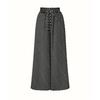 Frühling/Sommer Bohème Weite Hosen mit elastischem Bund und Polka-Dot-Print Lange Rockhosen für Damen