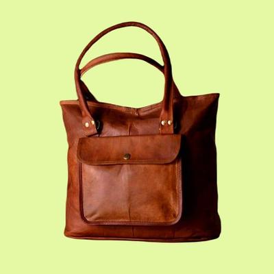 Leather Tote Women, Vintage Tote Bag, Women Satchel Shoulder Bag Purse, Boho Tan Leather Purse, Leather - Best Gift For Her Ever