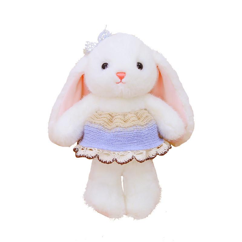 Snow Plush Bunny Toy Soft Short Pile Plush For Kids Birthday Gift