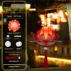 Lotus Flower DIY Lantern Material Kit 3D Mid Autumn Lotus Lantern  Children