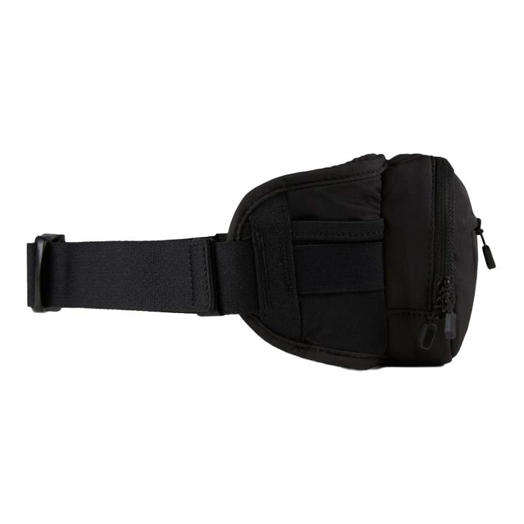 Nike Logo Running Polyester Waist Bag Regular Unisex Couple Unisex bags Black CV1115-013