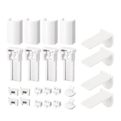1 Set Window Pleats Blind Mounting Brackets Accessories Rolling Curtain Clamps Support Window Shade Replacement Parts