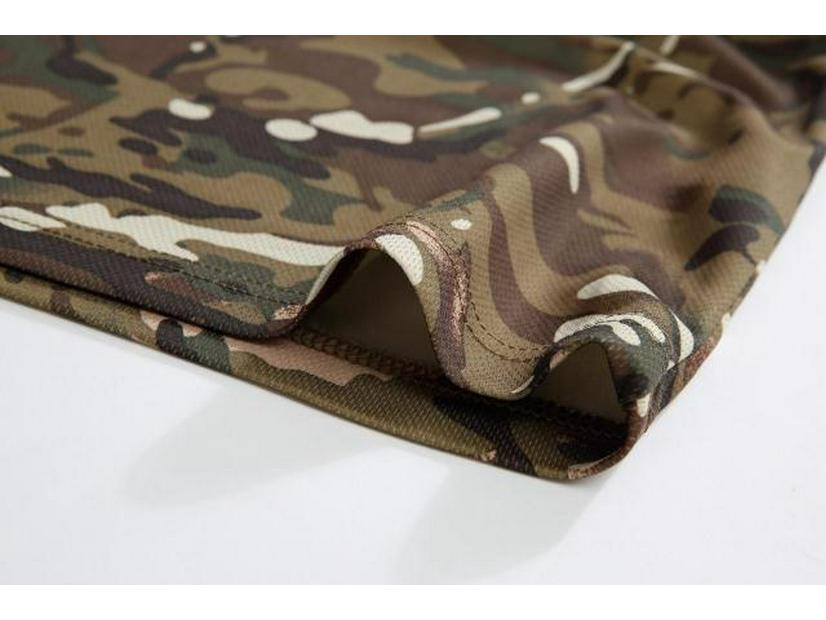 Men's Korean Style Camouflage Short Sleeve T-shirt, Special Forces Slim Fit Military Summer Tee, Trendy.