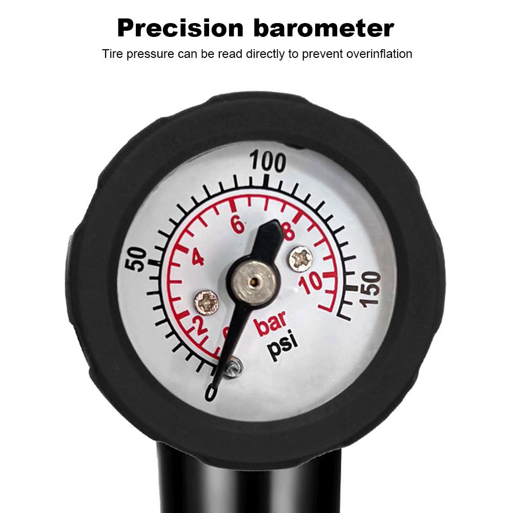 Mini Bicycle Pump with Sponge Cover Portable Tire Inflator Schrader & Presta Valve CO2 Bike Tire Inflator Cycling Accessories