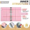 A5 Large Capacity Removable Loose-Leaf Notebook: Simple Design for Students