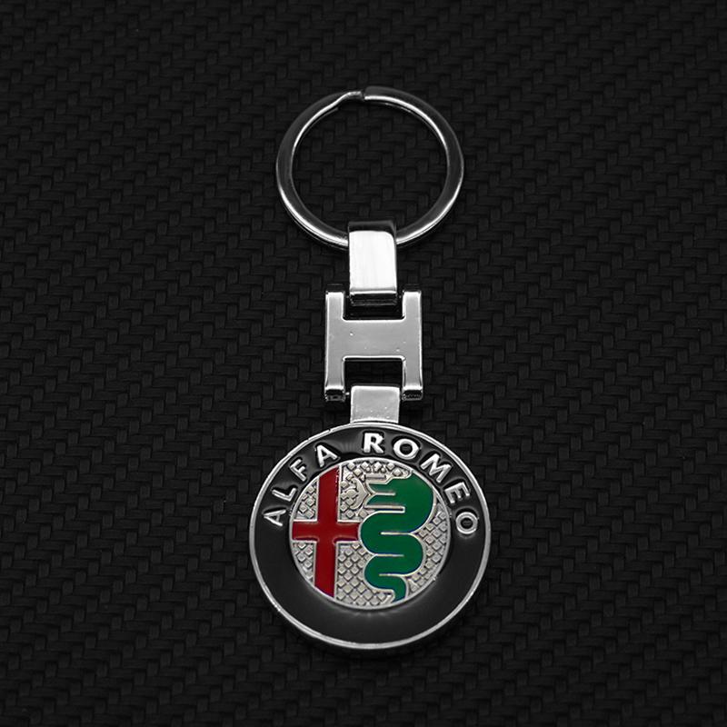 PWBLX1 Neue Autoschlüsselanhänger Unisex Bauchtasche Schlüssel Geschenk Zubehör Für Alfa Romeo Giulietta 159 147 156 166 Mito Giulia GT Stelvio Tonale