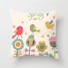 Love Tree Square Pillowcase Car Sofa Office Chair Pillowcase Simple Home Decor Ornaments