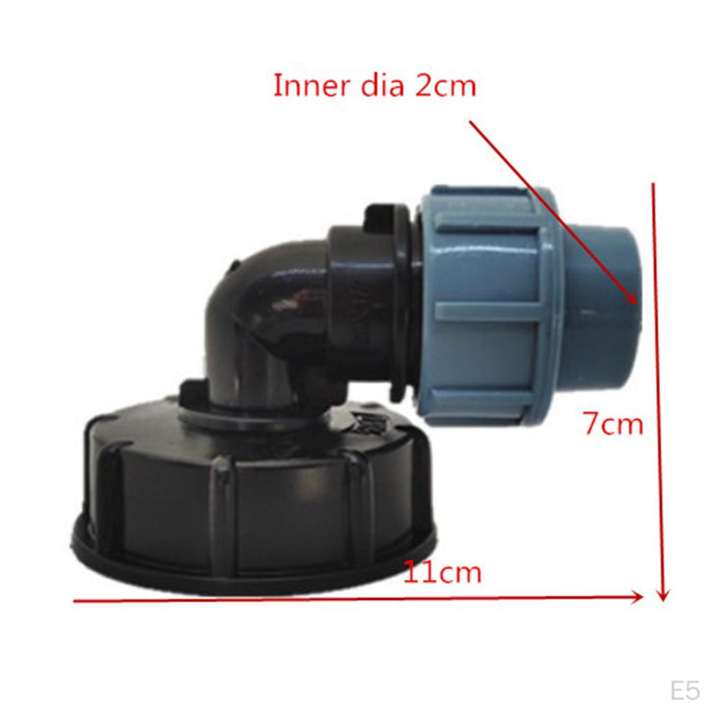 1000 Wasser 25mm Schwerlast-Adapter Fitting Verbinder